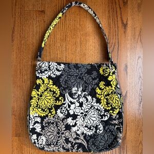 Vera Bradley "Baroque" Quilted Cotton Shoulder Tote Bag. Like New!